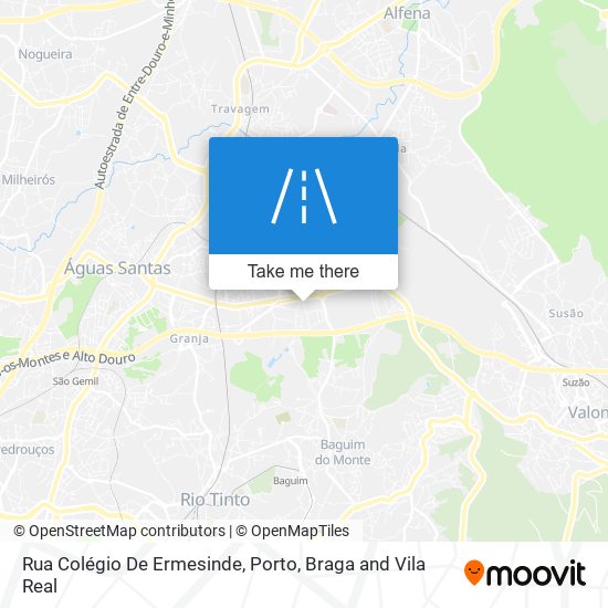 Rua Colégio De Ermesinde mapa