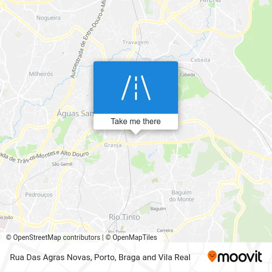 Rua Das Agras Novas map