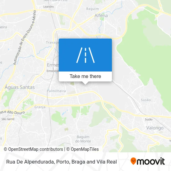 Rua De Alpendurada map