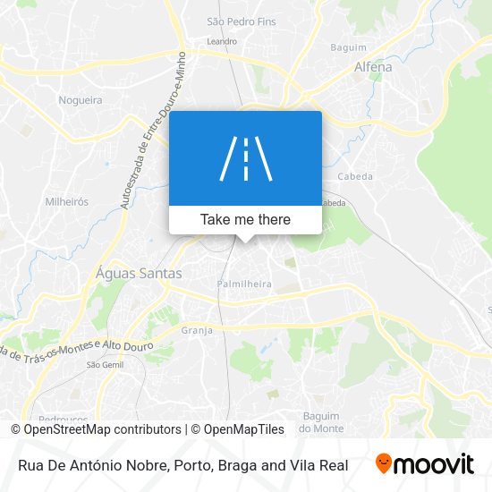 Rua De António Nobre mapa