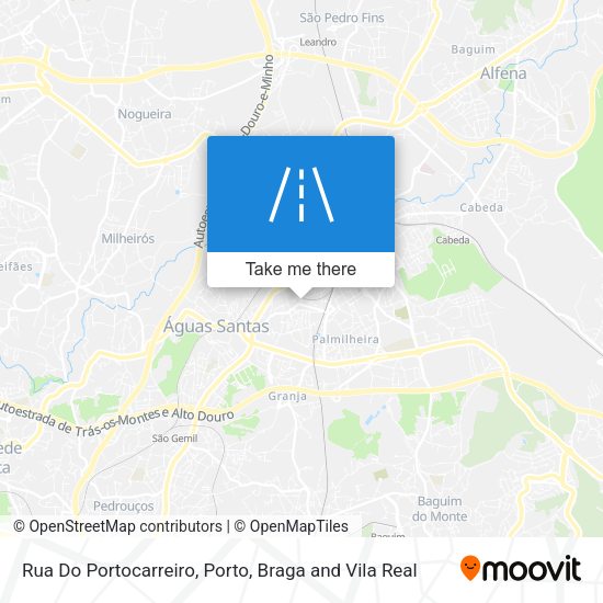 Rua Do Portocarreiro mapa