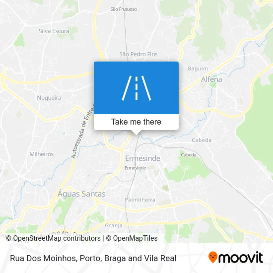 Rua Dos Moinhos map