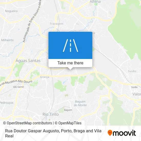 Rua Doutor Gaspar Augusto map