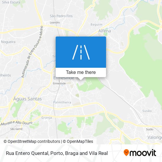 Rua Entero Quental map