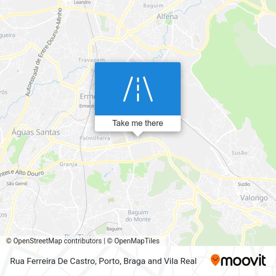 Rua Ferreira De Castro mapa