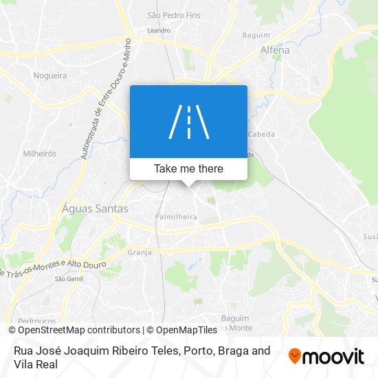 Rua José Joaquim Ribeiro Teles map