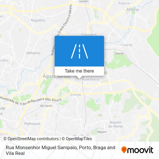 Rua Monsenhor Miguel Sampaio mapa