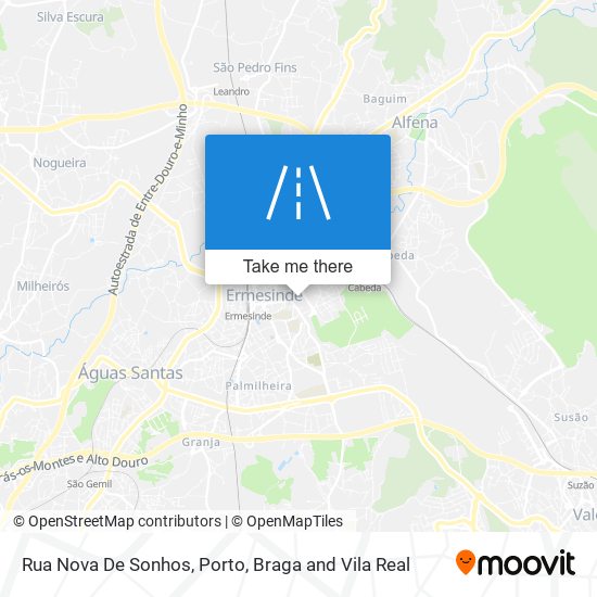 Rua Nova De Sonhos map