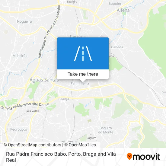 Rua Padre Francisco Babo map