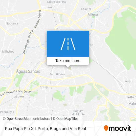 Rua Papa Pio XII map