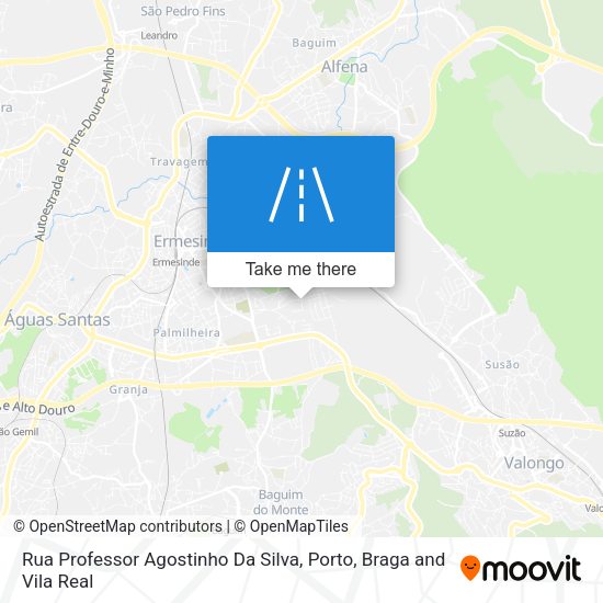 Rua Professor Agostinho Da Silva mapa