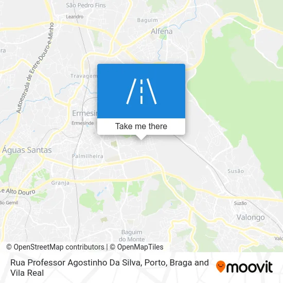 Rua Professor Agostinho Da Silva map