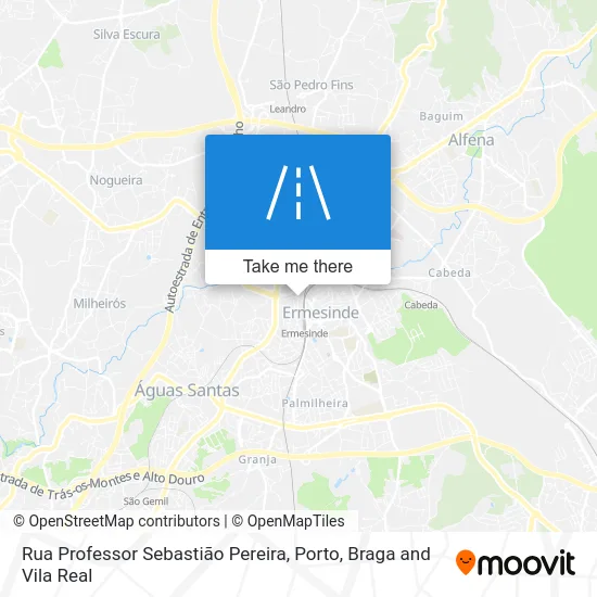 Rua Professor Sebastião Pereira map
