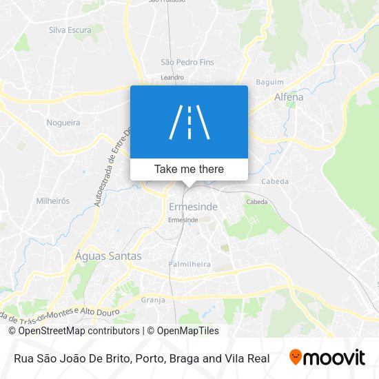 Rua São João De Brito map