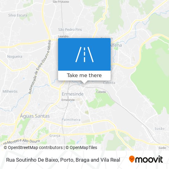 Rua Soutinho De Baixo map