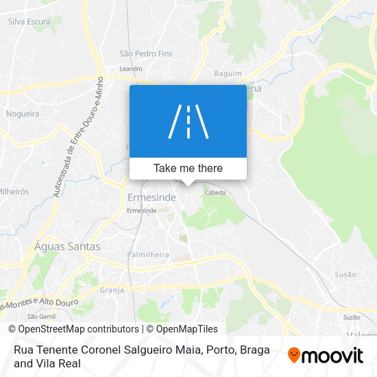 Rua Tenente Coronel Salgueiro Maia mapa