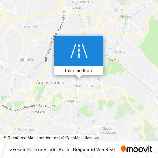 Travessa De Ermesinde mapa
