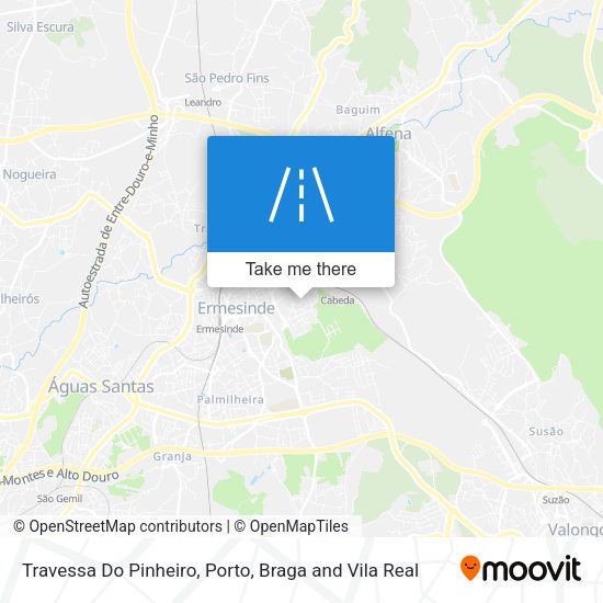 Travessa Do Pinheiro mapa