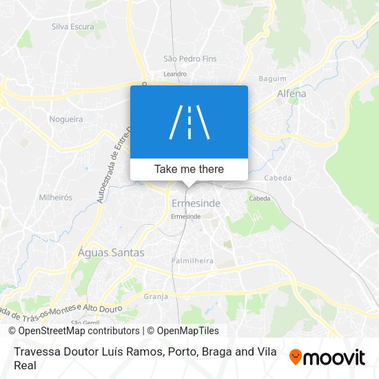 Travessa Doutor Luís Ramos mapa