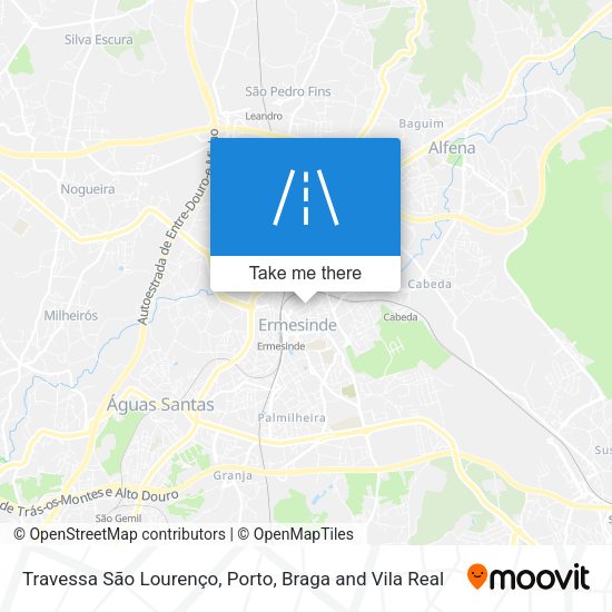 Travessa São Lourenço mapa