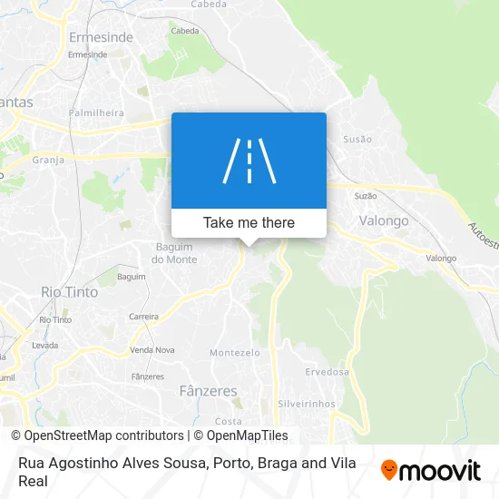 Rua Agostinho Alves Sousa map