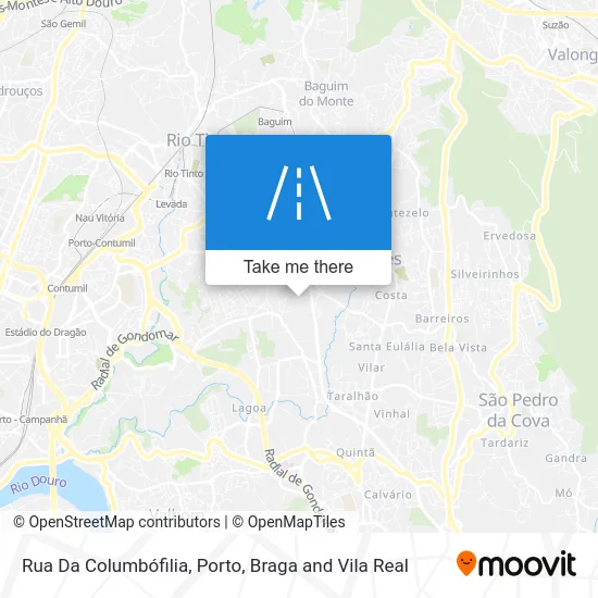Rua Da Columbófilia map