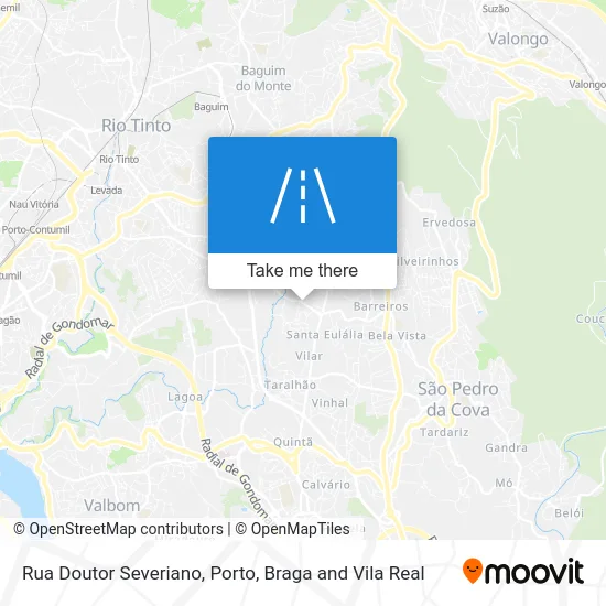 Rua Doutor Severiano map