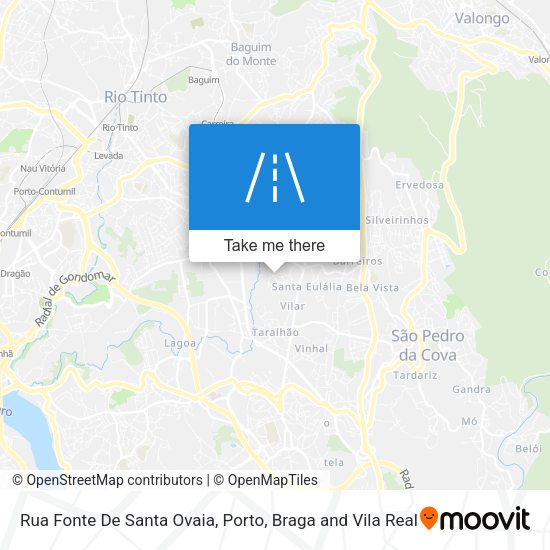 Rua Fonte De Santa Ovaia map