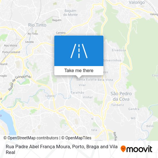 Rua Padre Abel França Moura map