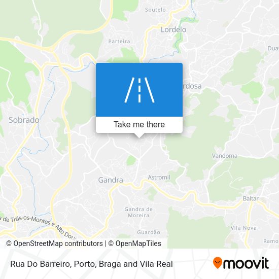 Rua Do Barreiro mapa