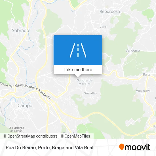 Rua Do Beirão map