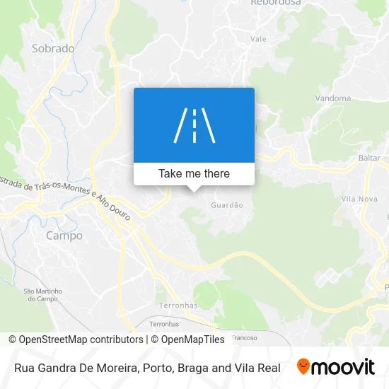 Rua Gandra De Moreira map