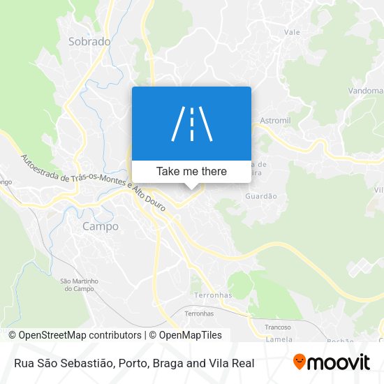 Rua São Sebastião map