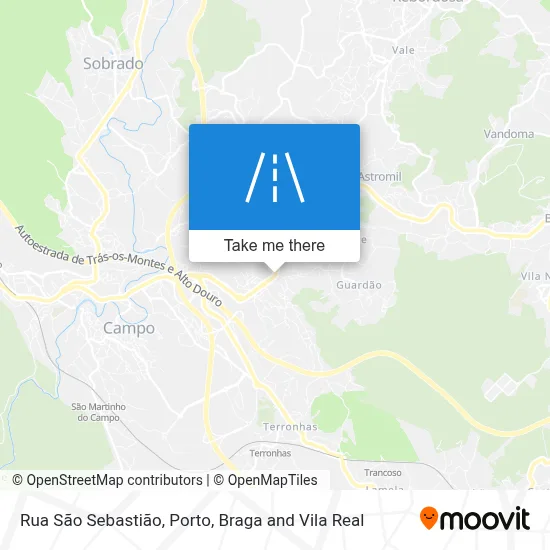 Rua São Sebastião map