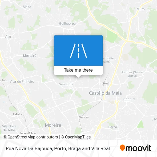 Rua Nova Da Bajouca map