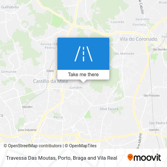 Travessa Das Moutas mapa