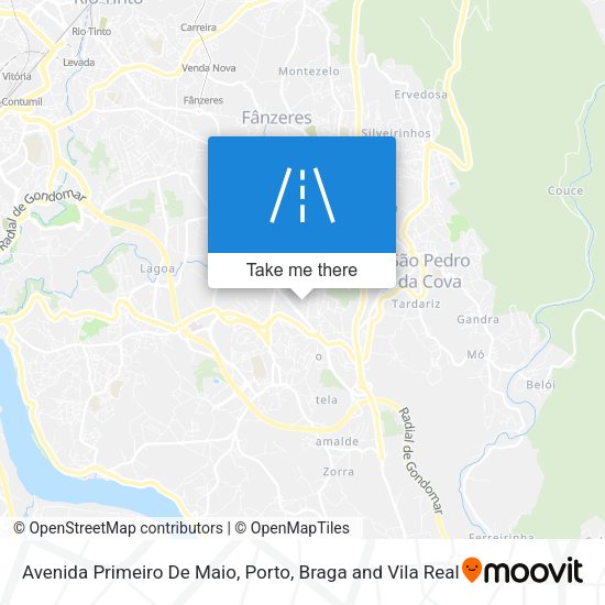 Avenida Primeiro De Maio map