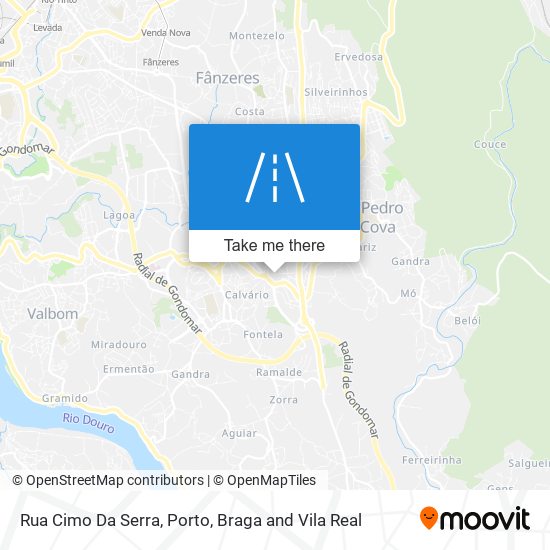 Rua Cimo Da Serra map