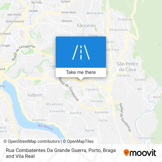 Rua Combatentes Da Grande Guerra map