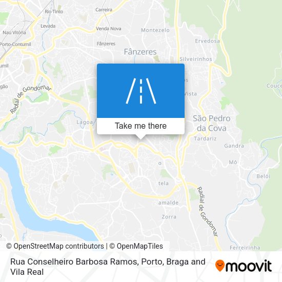 Rua Conselheiro Barbosa Ramos mapa