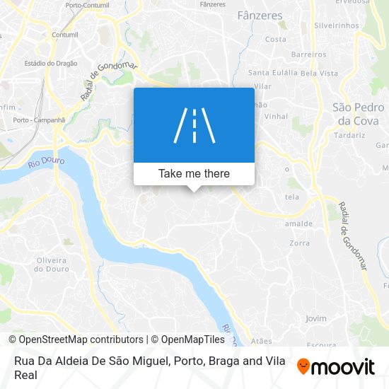 Rua Da Aldeia De São Miguel map