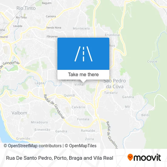 Rua De Santo Pedro map