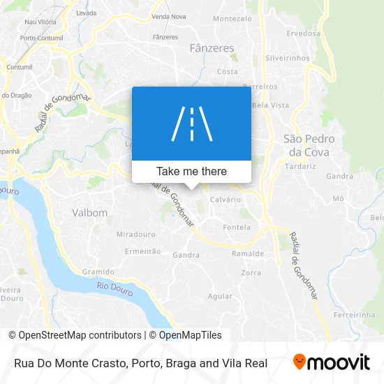 Rua Do Monte Crasto map
