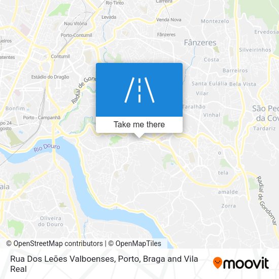 Rua Dos Leões Valboenses mapa