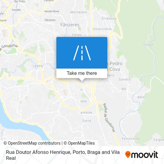 Rua Doutor Afonso Henrique map