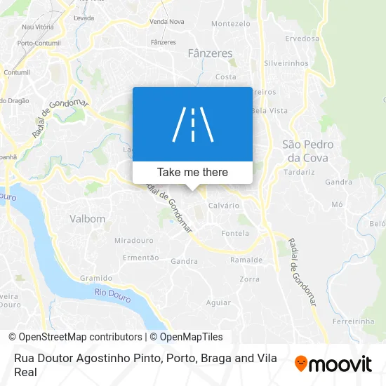 Rua Doutor Agostinho Pinto map