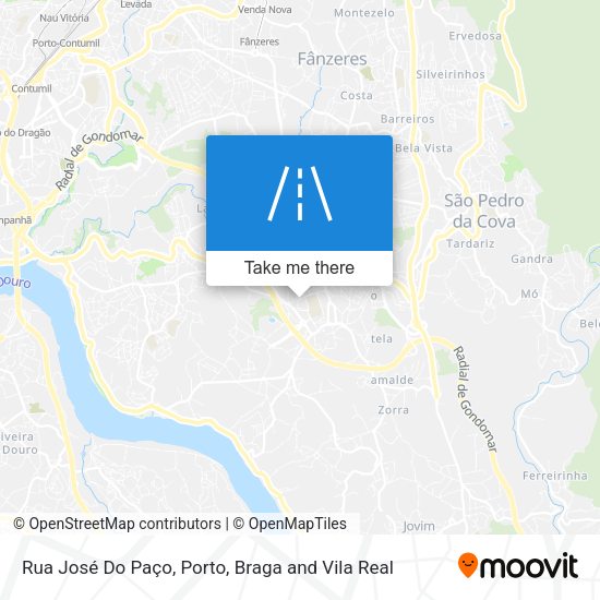 Rua José Do Paço mapa