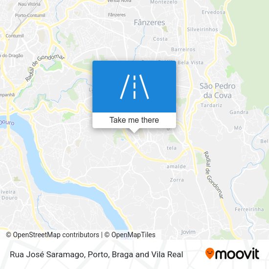 Rua José Saramago mapa