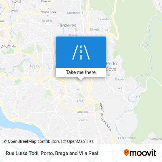 Rua Luísa Todi mapa