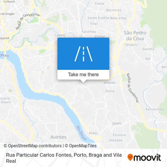 Rua Particular Carlos Fontes mapa